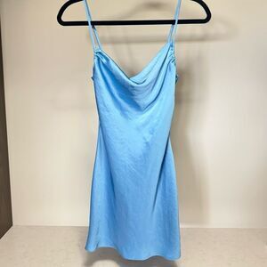 Aritzia Wilfred Cowl Neck Slip Dress